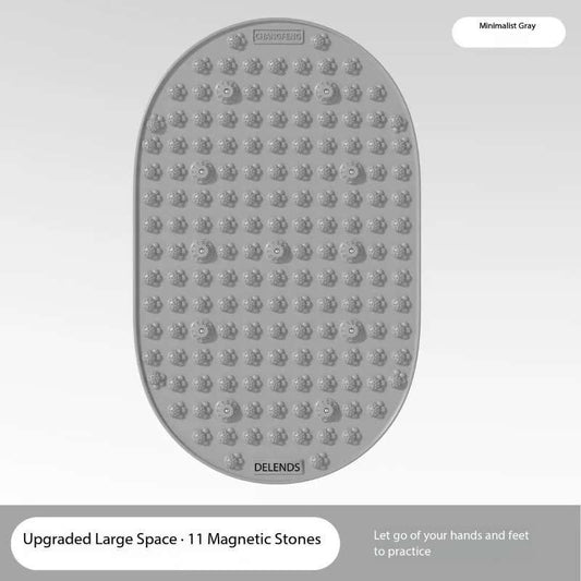 Magnetic Foot Massage Mat Improve Circulation Flow Pink or Grey color