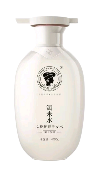 Chang Fa Xiao Zhai Tao Mi Shui Men's Rice Water Shampoo Root Strengthening Anti-Itch Smooth for Healthy Hair HSA Notified