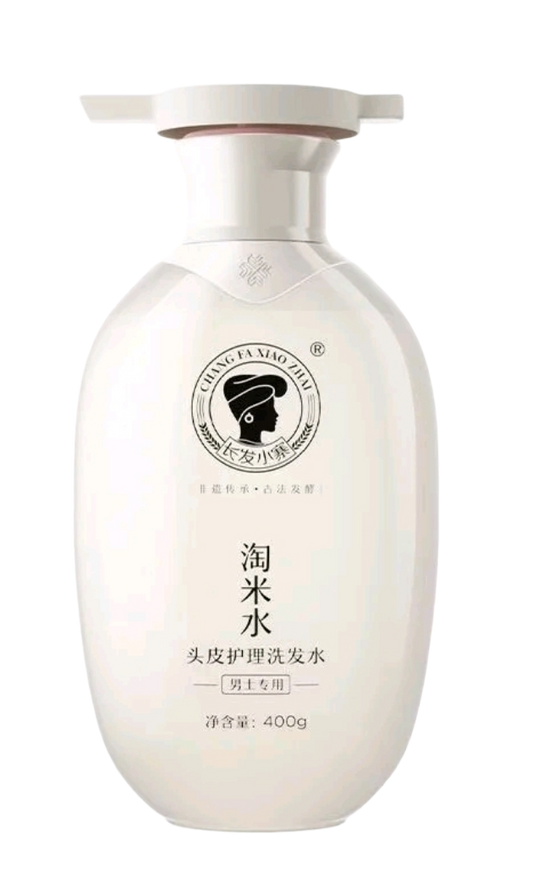 Chang Fa Xiao Zhai Tao Mi Shui Men's Rice Water Shampoo Root Strengthening Anti-Itch Smooth for Healthy Hair HSA Notified