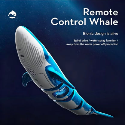 RC Whale Shark Water Toy: Electric Remote Control with Realistic Diving & Head Spraying