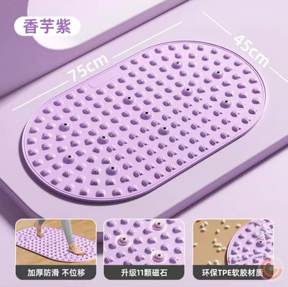 Magnetic Foot Massage Mat Improve Circulation Flow Pink or Grey color