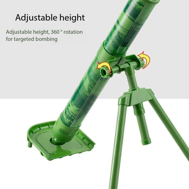 Children Fun Soft Sponge Mortar Launcher Simulated Battle Sounds Target Practice and Large in Size