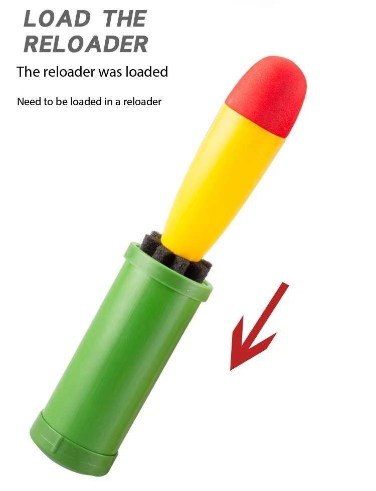 Children Fun Soft Sponge Mortar Launcher Simulated Battle Sounds Target Practice and Large in Size