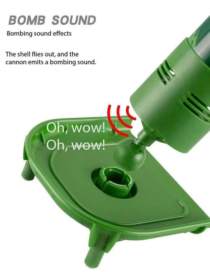 Children Fun Soft Sponge Mortar Launcher Simulated Battle Sounds Target Practice and Large in Size
