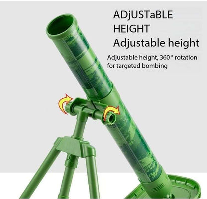 Children Fun Soft Sponge Rocket & Mortar Launcher Simulated Battle Sounds Target Practice and Large in Size