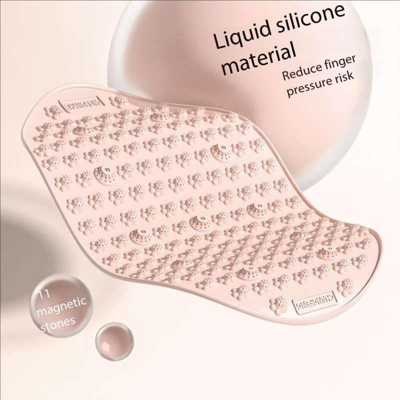 Magnetic Foot Massage Mat Improve Circulation Flow Pink or Grey color