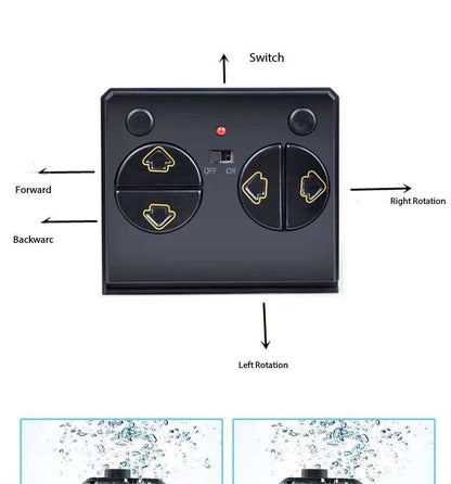 Mini Submarine RC controlled 12cm Long Twin Propeller Built in Lithium Battery Water Induction Switch Feature Submerge and Emerge water capabilities