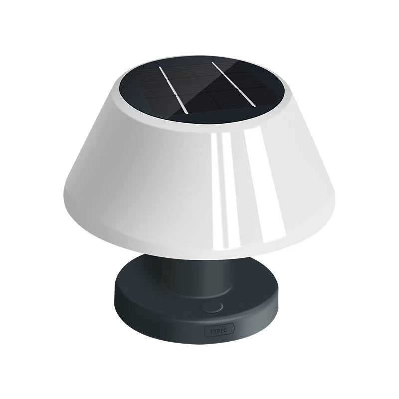 Solar Mini Desk Lamp for Indoor & Outdoor Use Weatherproof Rain or Shine