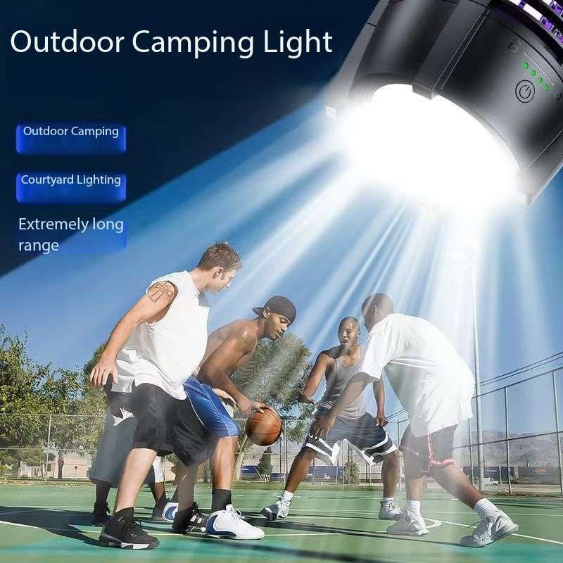 New 2026 Wireless Outdoor Starship AI Bionic Electrical Mosquitoes & Flies Trap 5V1A 2KV 3600mAh battery Fusion with Camping Light