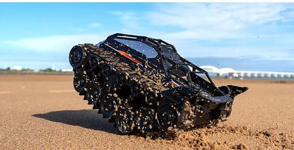 Amphibious Armor All Terrian Vehicle Remote Control Adventure Toy Tank Rechargeable Battery Water Proof Powerful Climber