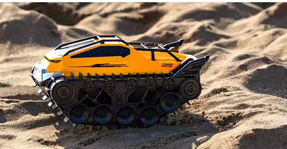 Amphibious Armor All Terrian Vehicle Remote Control Adventure Toy Tank Rechargeable Battery Water Proof Powerful Climber