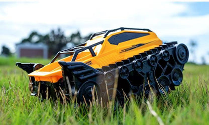 Amphibious Armor All Terrian Vehicle Remote Control Adventure Toy Tank Rechargeable Battery Water Proof Powerful Climber