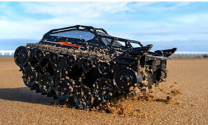 Amphibious Armor All Terrian Vehicle Remote Control Adventure Toy Tank Rechargeable Battery Water Proof Powerful Climber