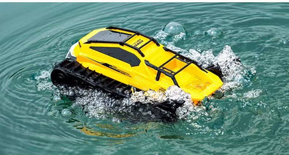 Amphibious Armor All Terrian Vehicle Remote Control Adventure Toy Tank Rechargeable Battery Water Proof Powerful Climber